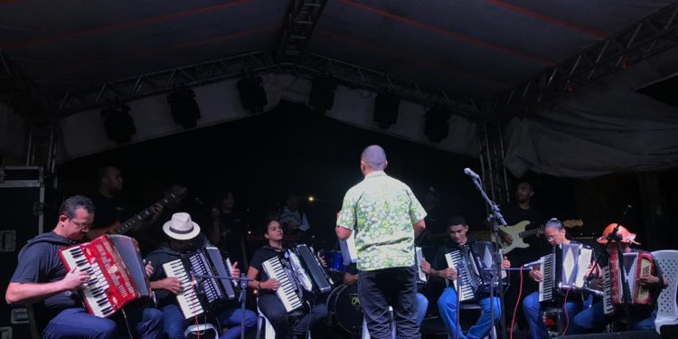 Orquestra Sanfônica de Barbalha participa da quermesse da Festa de Santo Antônio 2019