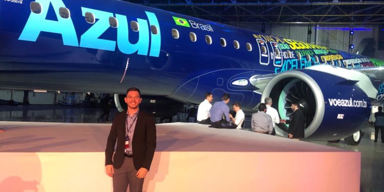 Juazeirense participa da entrega do primeiro E-jet de nova geração a Azul