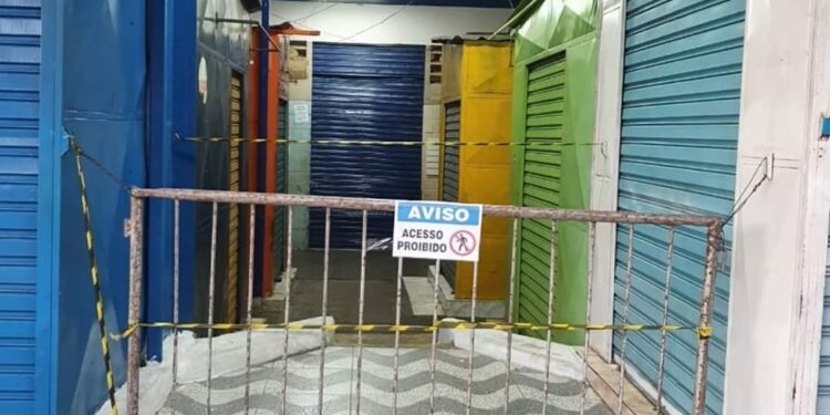 Com lockdown, Mercado do Pirajá amanhece fechado em Juazeiro